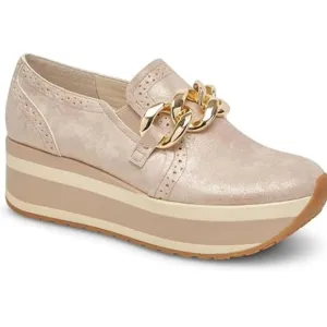 Dolce Vita Jhenee Espadrille Light Gold Nubuck Sneakers; 8.5 EUC w/ Box