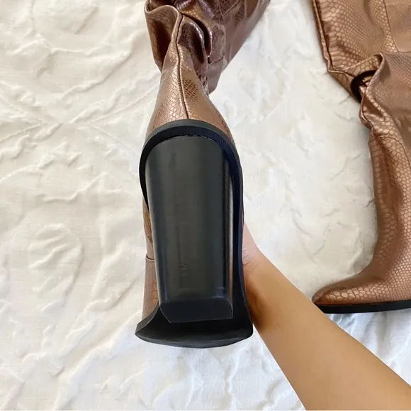 Dolce Vita Numbra Ruched Boot Size 8.5 New