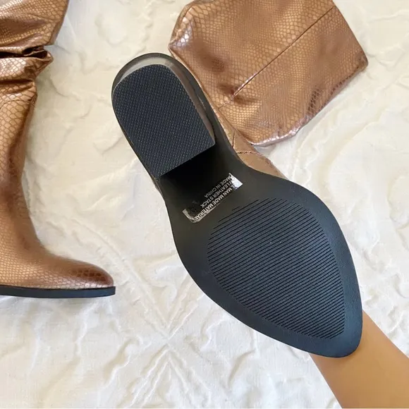 Dolce Vita Numbra Ruched Boot Size 8.5 New