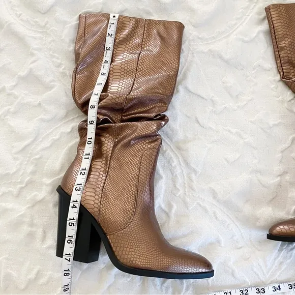 Dolce Vita Numbra Ruched Boot Size 8.5 New