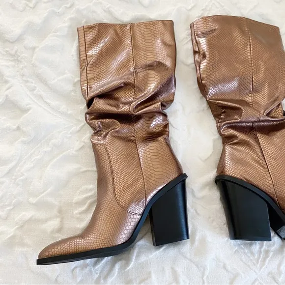 Dolce Vita Numbra Ruched Boot Size 8.5 New