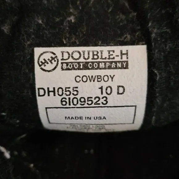 Double H‎ Pointed Cowboy Boots Size 10