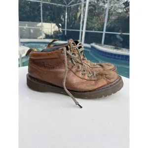 Dr. Doc Martens Air Wair Vintage Brown Tan 6  Chunky Oxford Boots Men's US 13