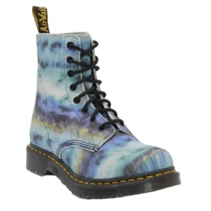 Dr Martens 1460 Pascal Tie Dye Leather  Lace Up Boots ...Size 6