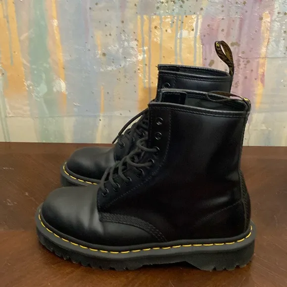 Dr Martens Bex 25345 Smooth Leather Lace Up Boots Unisex Mens 7/ Womens 8