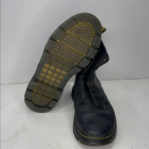 Dr. Martens Black Combat Boots with Chunky Sole
