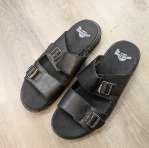 Dr Martens Black Nikolai Leather Sandals. Size 11