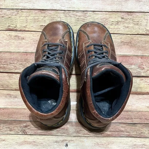 Dr. Martens Brown Leather Vintage Chunky Boots