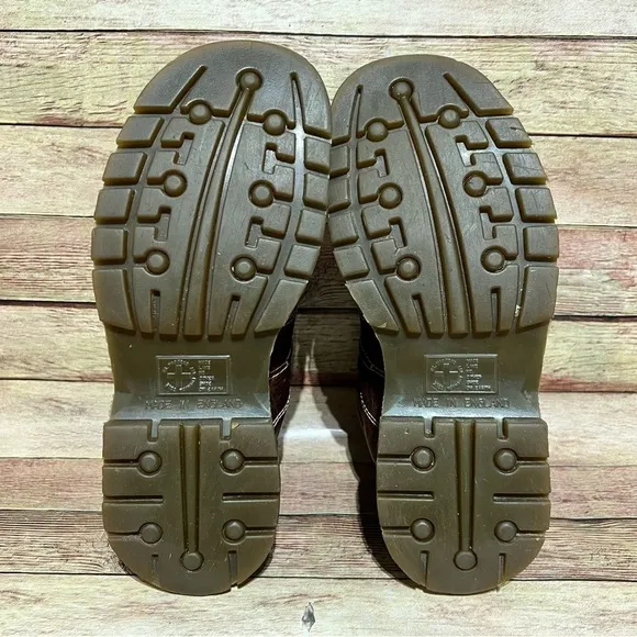 Dr. Martens Brown Leather Vintage Chunky Boots