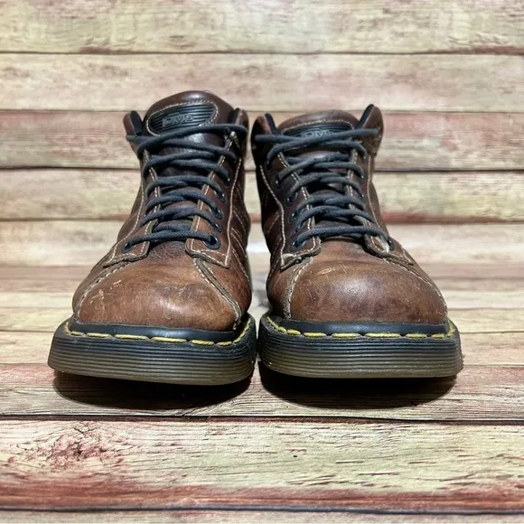 Dr. Martens Brown Leather Vintage Chunky Boots