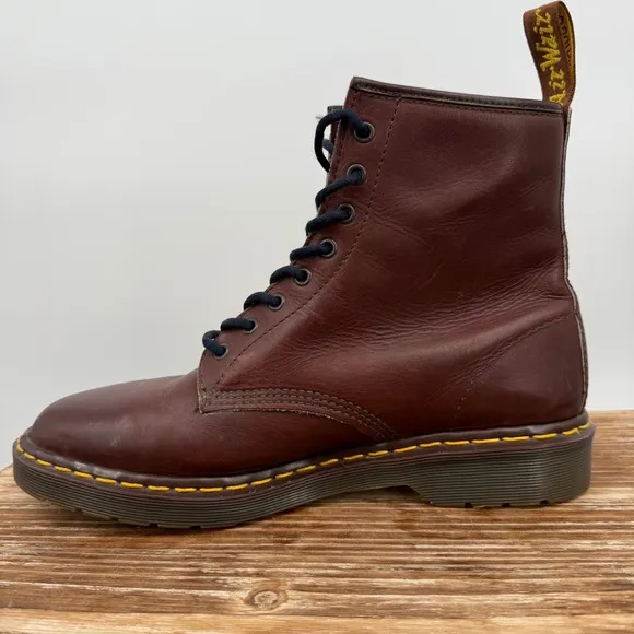 Dr. Martens Doc England MIE 90's Vintage Chocolate 1460 Boots UK10 US11M 12W