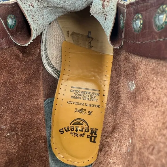 Dr. Martens Doc England MIE 90's Vintage Chocolate 1460 Boots UK10 US11M 12W