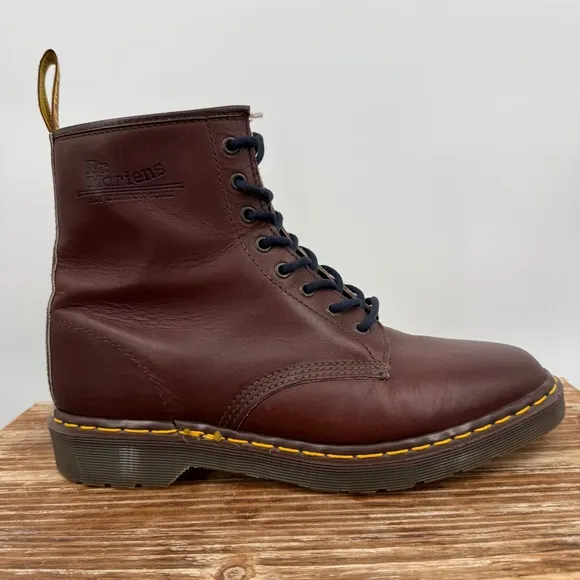 Dr. Martens Doc England MIE 90's Vintage Chocolate 1460 Boots UK10 US11M 12W