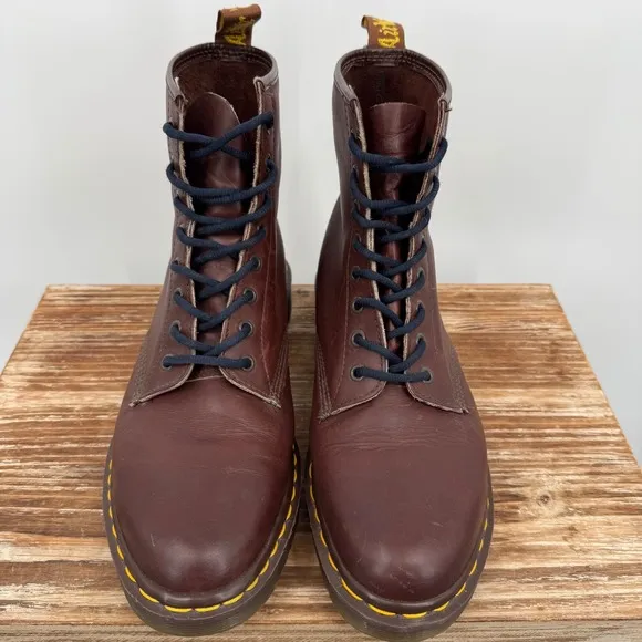 Dr. Martens Doc England MIE 90's Vintage Chocolate 1460 Boots UK10 US11M 12W