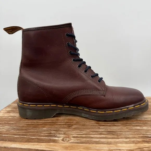 Dr. Martens Doc England MIE 90's Vintage Chocolate 1460 Boots UK10 US11M 12W