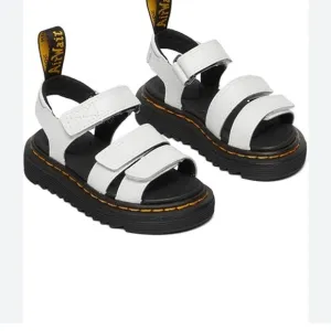Dr Martens  Klaire Athena White Leather Summer Beach Sandals Size 11