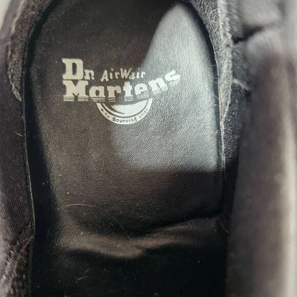 Dr. Martens Resnik Zip Brogue Women's Boots Size 5 Solid Black Platform Chunky