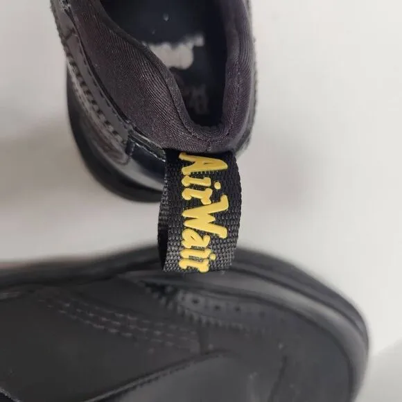 Dr. Martens Resnik Zip Brogue Women's Boots Size 5 Solid Black Platform Chunky