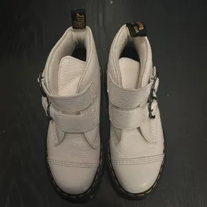 Dr. Martens White Boots with Chunky Soles