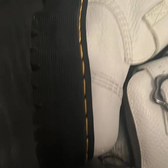 Dr. Martens White Boots with Chunky Soles