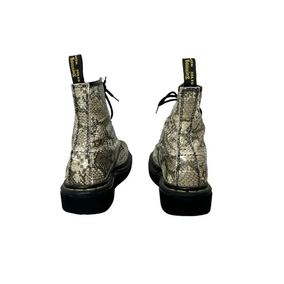 Dr.Martens DMs 1460 Vintage 90’s SnakeSkin wedge platform England Boots US6