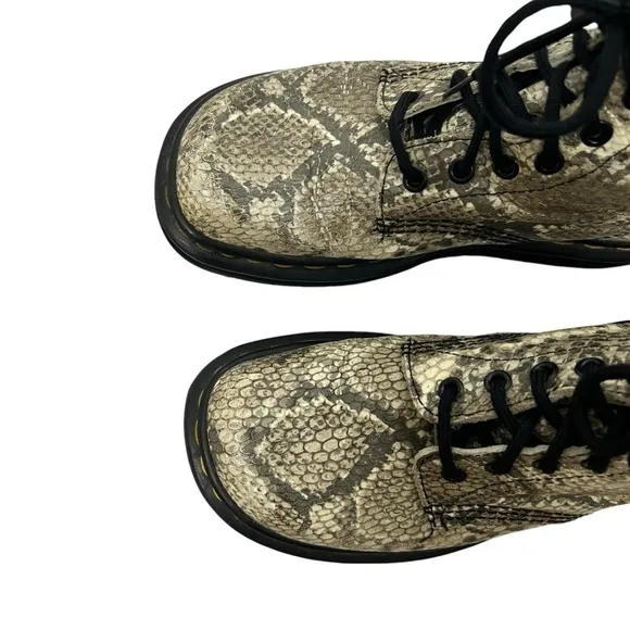 Dr.Martens DMs 1460 Vintage 90’s SnakeSkin wedge platform England Boots US6