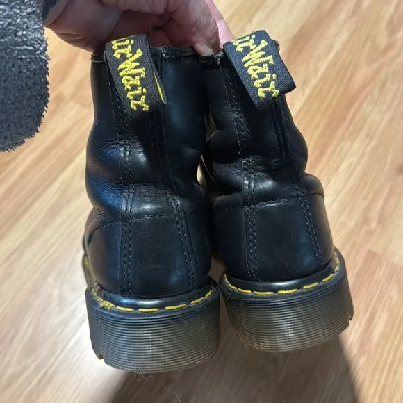 Dr.Martens Made in England Classic 8 Eye Boots Black Size 9.5