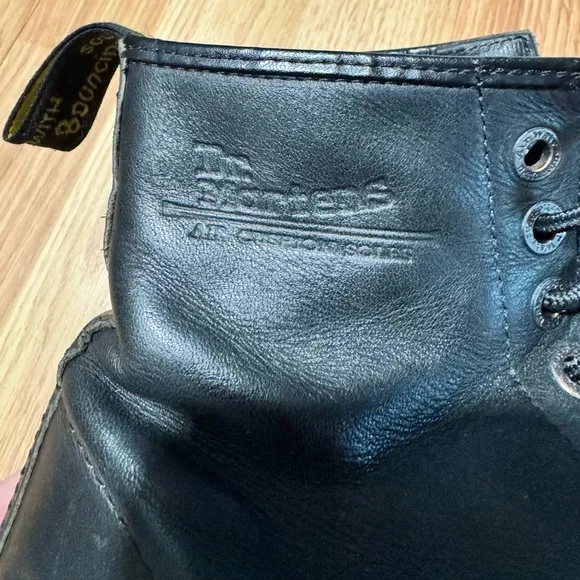 Dr.Martens Made in England Classic 8 Eye Boots Black Size 9.5