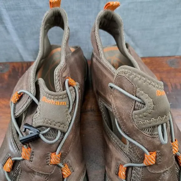 Dunham Vibe Ruggards Tout Aller Brown MCR615 BR Faux Leather Sandals Sz 14