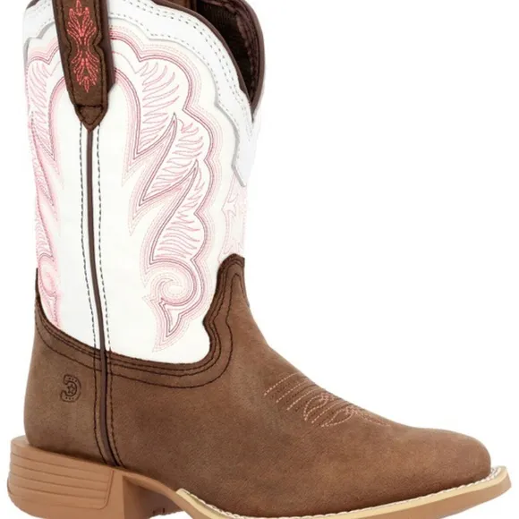 DURANGO GIRLS' LIL' REBEL PRO™ WESTERN BOOTS - BROAD SQUARE TOE