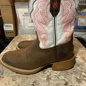 DURANGO GIRLS' LIL' REBEL PRO™ WESTERN BOOTS - BROAD SQUARE TOE
