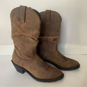 Durango Size 7 Brown Western Cowboy 11&quot; Slouch Boot