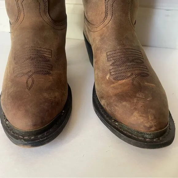 Durango Size 7 Brown Western Cowboy 11&quot; Slouch Boot