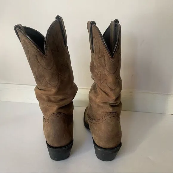 Durango Size 7 Brown Western Cowboy 11&quot; Slouch Boot