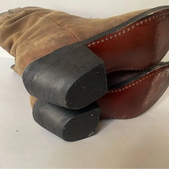 Durango Size 7 Brown Western Cowboy 11&quot; Slouch Boot