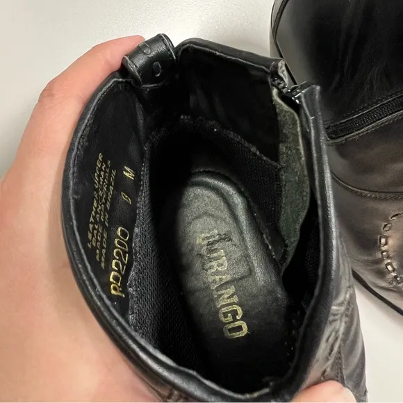 Durango Vintage Western Ankle Boots Size 8