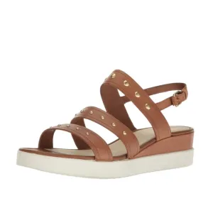 ECCO Whisky Touch Plateau Leather Sandals, Size EU 41 | US 10-10.5 New in Box