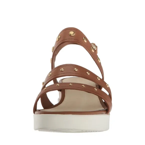 ECCO Whisky Touch Plateau Leather Sandals, Size EU 41 | US 10-10.5 New in Box