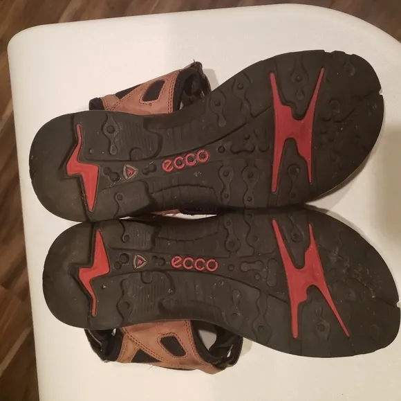 Ecco Yucatan Receptor Brown Leather Hiking Outdoor
