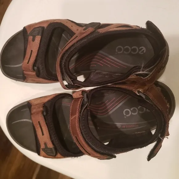 Ecco Yucatan Receptor Brown Leather Hiking Outdoor
