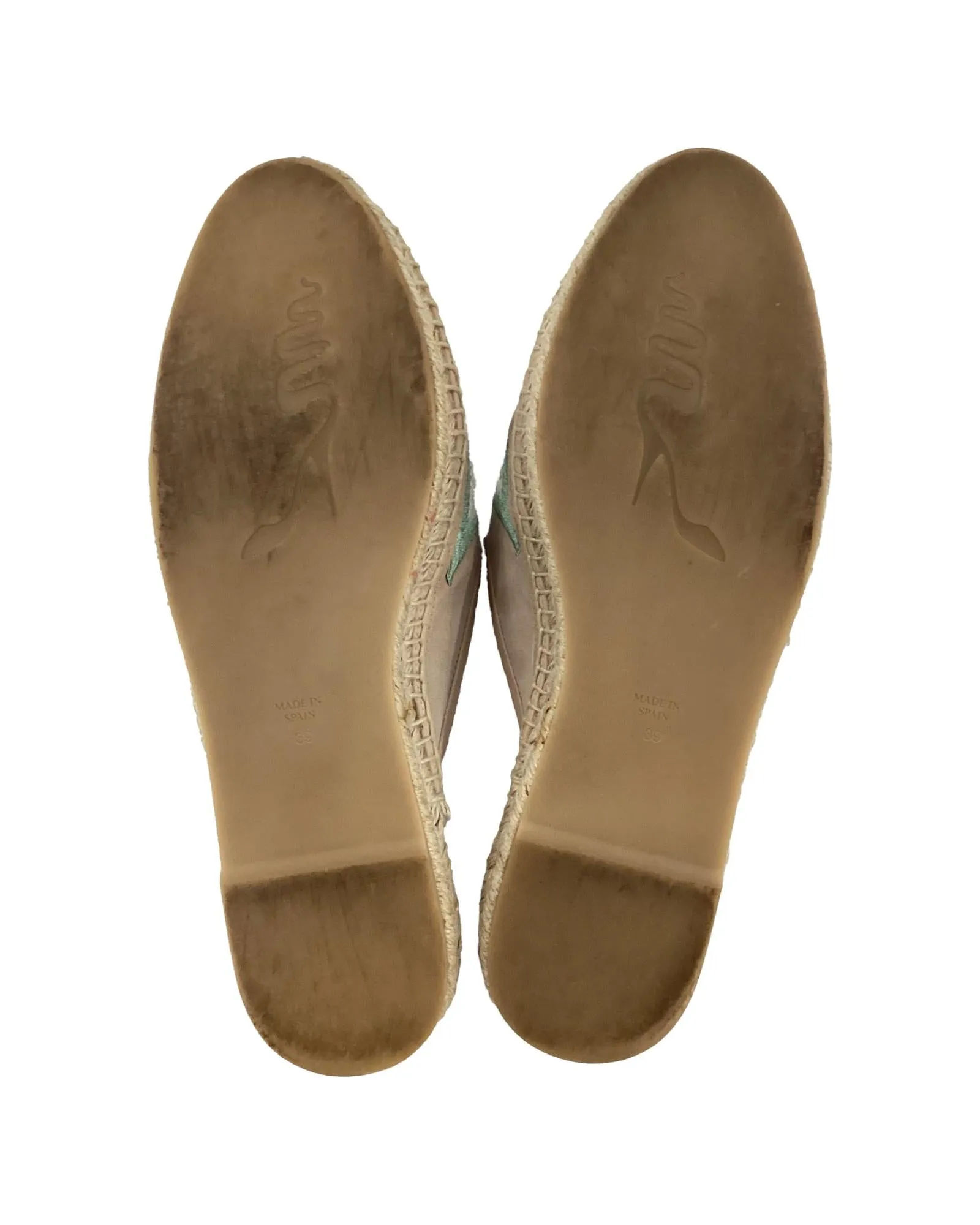 Embellished Espadrille Mules