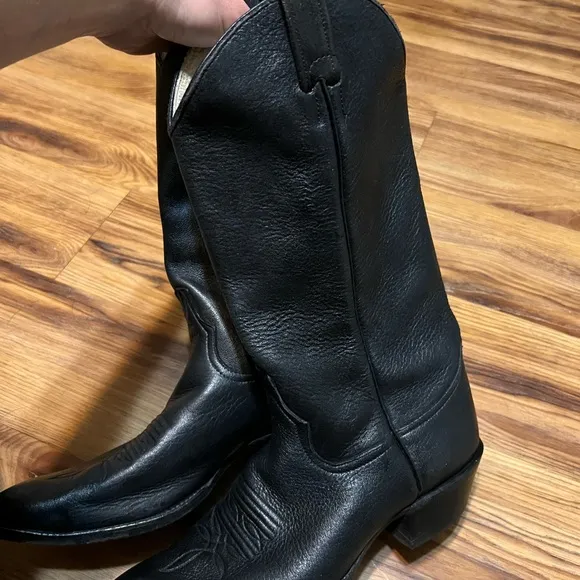 Embroidered mens larry mahan cowboy boots Size 11D