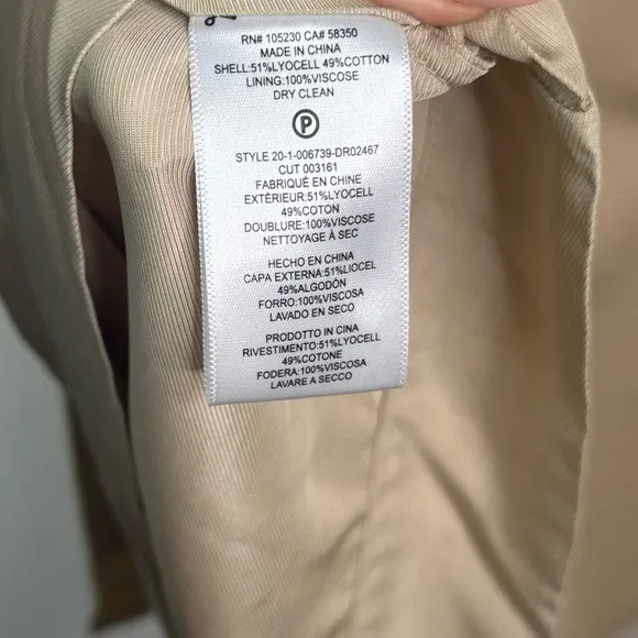 Equipment Acaena Dress in Safari size S