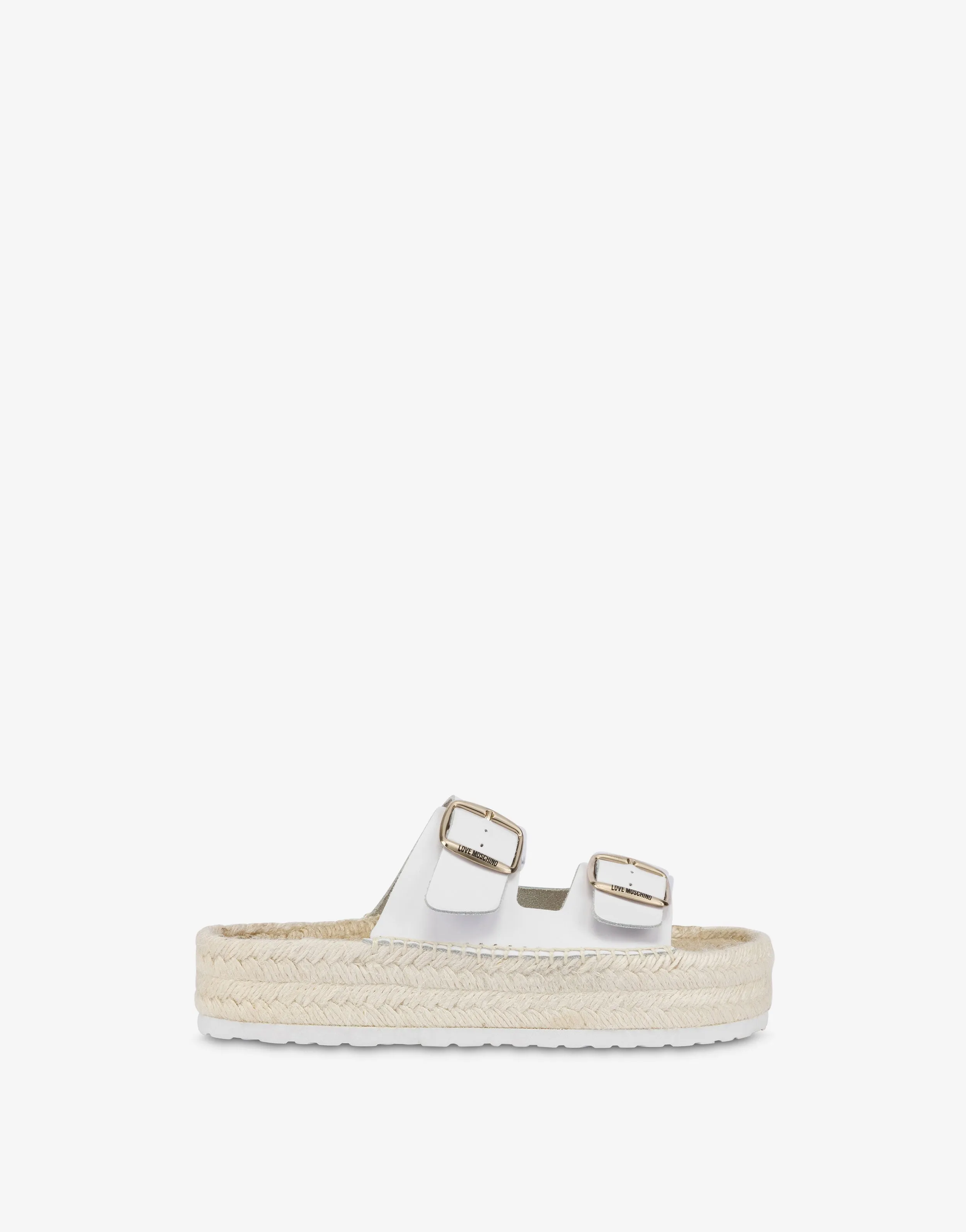 Espadrille sandals with double strap