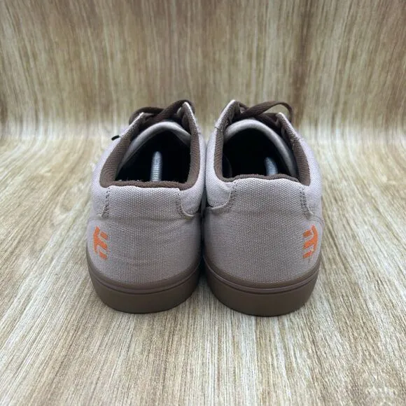 Etnies Skater Men's Size 9.5 Skateboarding‎ Shoes Grey Brown Sneakers Low Top