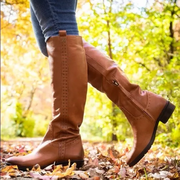 EUC Sam Edelman Prina Riding Boot in Whiskey 7.5