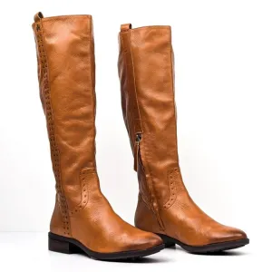 EUC Sam Edelman Prina Riding Boot in Whiskey 7.5