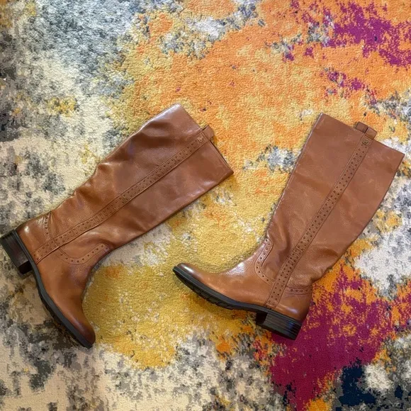 EUC Sam Edelman Prina Riding Boot in Whiskey 7.5