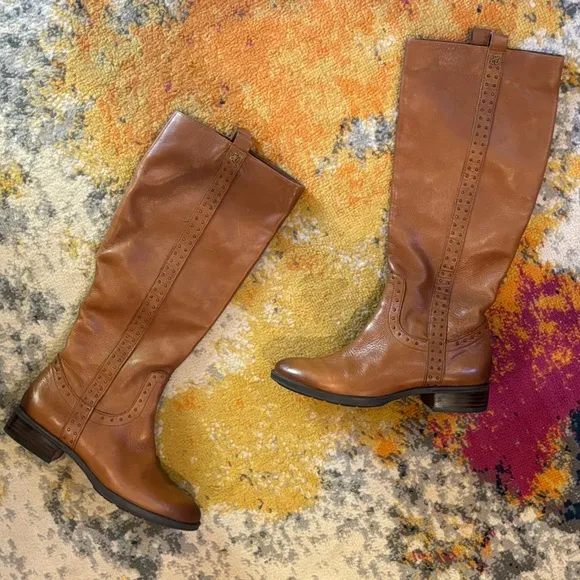 EUC Sam Edelman Prina Riding Boot in Whiskey 7.5