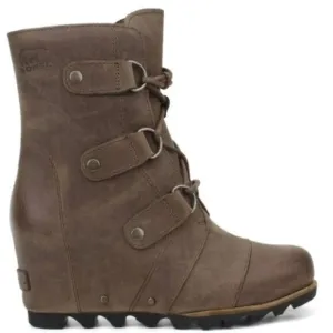 EUC SOREL Tobacco Brown Joan of Arctic Wedge Mid Lace Up Boot